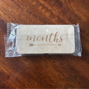 Wooden Milestone Cards for Baby Photos